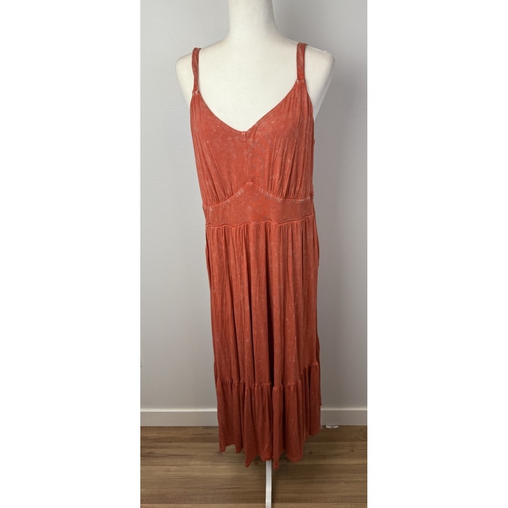 TORRID SUPER‎ SOFT KNIT ORANGE JERSEY DRESS PLUS Size 1